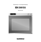 Gaggenau EB 211 Bedienings- En Montagehandleiding