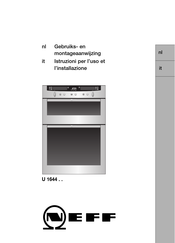 NEFF U 1644 Series Gebruiks- En Montage-Aanwijzing