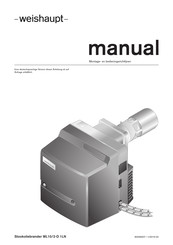 Weishaupt WL10/2-D 1LN Montage- En Bedieningshandleiding