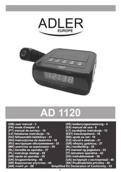 Adler europe AD 1120 Handleiding