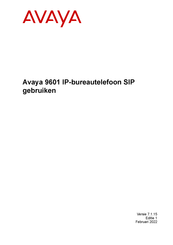 Avaya 9601 Handleiding