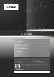 Siemens ET611AEA Series Gebruikershandleiding En Installatie-Instructies