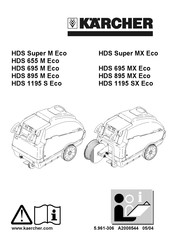 Kärcher HDS 1195 SX Eco Gebruiksaanwijzing