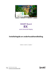 SMART Board RX Series Installatiegids En Onderhoudshandleiding