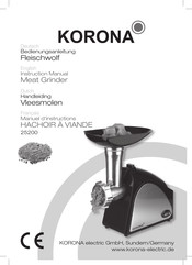 Korona 25200 Handleiding