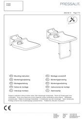 Pressalit R1620 Montagevoorschrift