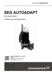 Grundfos SEG AUTOADAPT Installatie- En Bedieningsinstructies