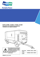 Doosan 895200 Bedienings- En Onderhoudshandleiding