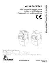 Alliance Laundry Systems UWU045T4V Handleiding Voor Installatie, Bediening En Onderhoud