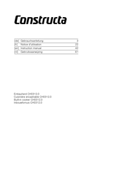 CONSTRUCTA CH0312 0 Series Gebruiksaanwijzing