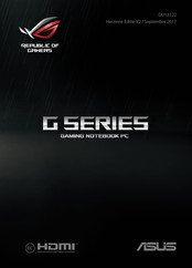 ASus G Series Handleiding