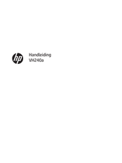 HP VH240a Handleiding