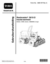 Toro Reelmaster 5610-D Gebruikershandleiding