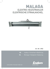 Enders 4902 Montage- En Bedieningshandleiding