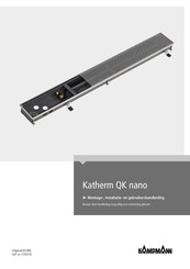 Kampmann Katherm QK nano Montage-, Installatie- En Gebruikershandleiding