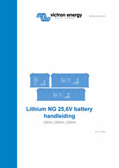 Victron energy Lithium NG 25,6V Handleiding