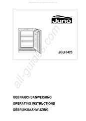 JUNO JGU 6425 Gebruiksaanwijzing