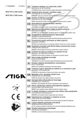 Stiga MCS 470 Li D48 Series Gebruikershandleiding