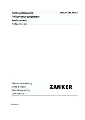 ZANKER ZKK 8415 K Gebruiksaanwijzing