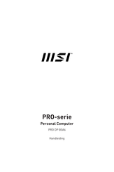 MSI PRO DP B0A6 Handleiding