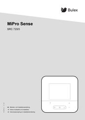 bulex MiPro Sense SRC 720/3 Gebruiksaanwijzing En Installatiehandleiding