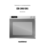 Gaggenau EB 260 Bedienings- En Montagehandleiding