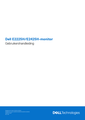 Dell E2425Hf Gebruikershandleiding