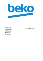 Beko BCHA275K2S Handleiding