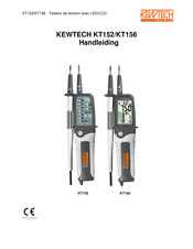 Kewtech KT156 Handleiding