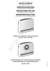 CALOR 6610 Gebruiksaanwijzing