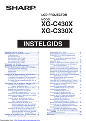 Sharp XG-C430X Installatiegids