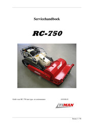 Timan RC-750 Servicehandleiding