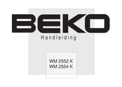 Beko WM 2554 K Handleiding