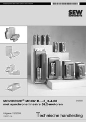 Sew Eurodrive MOVIDRIVE MDX61B0550-503-4-08 Technische Handleiding