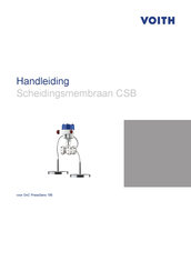 Voith CSB Handleiding