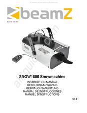 Beamz SNOW1800 Gebruiksaanwijzing