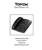 Topcom Clip Phone 101 Gebruiksaanwijzing