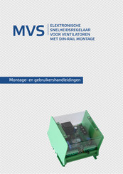 Sentera Controls MVS-1-15CDM Montage- En Gebruikershandleiding