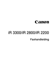 Canon iR2200 Handleiding