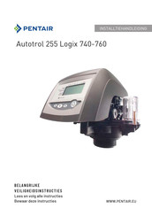 Pentair Autotrol 255 Logix 740 Installatiehandleiding