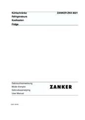 ZANKER ZKK 8021 Gebruiksaanwijzing