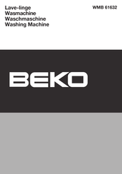 Beko WMB 61632 Handleiding