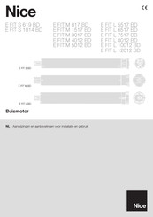 Nice E FIT M 4012 BD Series Installatiehandleiding