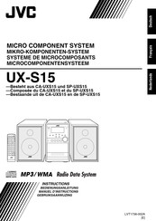 JVC SP-UXS15 Gebruiksaanwijzing