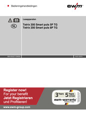 EWM Tetrix 200 Smart puls 5P TG Bedieningshandleidingen