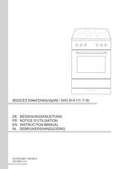 Amica SHC 914 111 /1 W Gebruikershandleiding