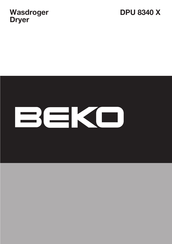 Beko DPU 8340 X Handleiding