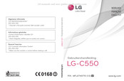 LG C550 Gebruikershandleiding