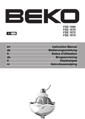 Beko FSE 1000 Gebruiksaanwijzing