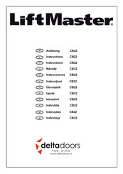 LiftMaster deltadoors CB22 Instructie